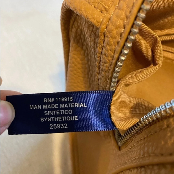 Nautica Tan medium Handbag with braided Handles . Like New condition. - Picture 7 of 12